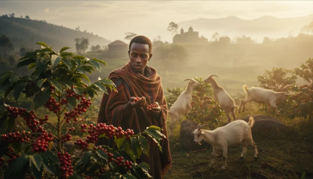 افسانه کالدی و بزهای رقصان